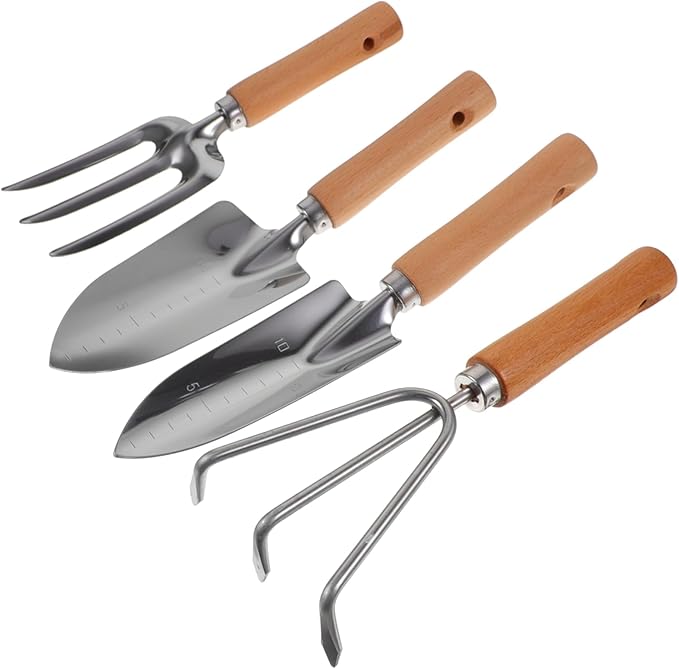 BESPORTBLE 1set Garden Tool Handles Gardening Hand Tools for Planting Digging and Weeding and Easy to Store Gardening Equipment