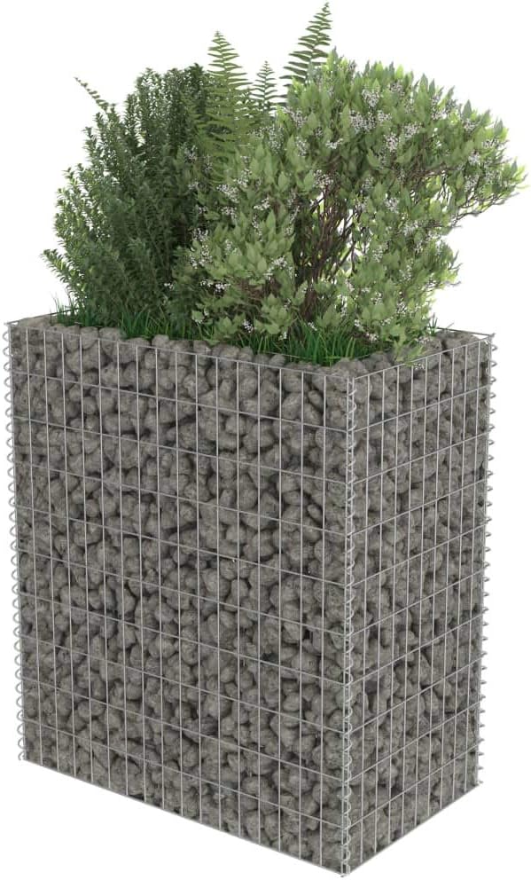 SKM Gabion Raised Bed Galvanised Steel 90x50x100 cm (Weight-14KG)