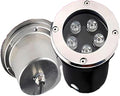 Outdoor Underground Light LED Landscape Lights IP67 Waterproof Recessed Deck LED Spotlight AC85-265V Low Voltage Well Lights for Garden YardRed Light 24 W