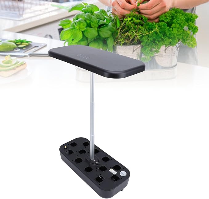 Hydroponics Growing System LED Grow Light Indoor Garden Planter with Intelligent System for Home (US Plug 100‑240V)