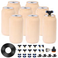 8pcs Olla Watering System 30oz Plant Self Watering Garden Watering System 3.5x3.5x7in Irrigation System Olla Watering System Automatic Plant Watering Devices for Garden