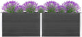 Garden Raised Bed 78.7x39.4x35.8 WPC Gray