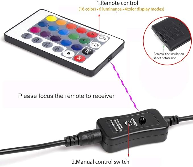 SHOYO Pond Lights Color Changing Spotlights with Timer Submersible Fountain Lights Memory Dim Adjustable IP68 Waterproof Underwater RGB for Outdoor Garden Yard Lawn Water Pond Fountain 4 in Set