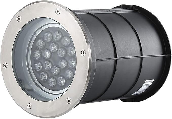 LED Underground Light Adjustable Angle Round Landscape Lights AC110V IP65 Waterproof Spotlight for Garden Driveway Deck Patio7 Colors