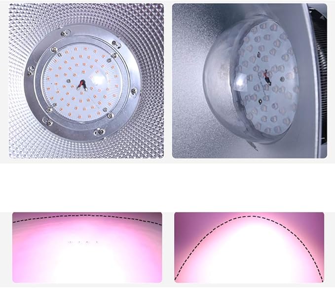 50W 100-LED Plant Grow Light Bulb Hydroponic Veg Flower Full (Colour: Astigmatismo Dimensions: 50W)