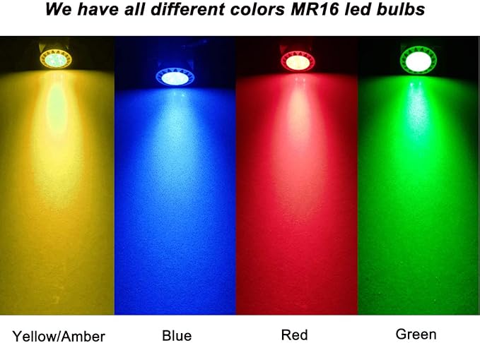 ALIDE MR16 Green Led Bulbs 5W 12VReplace 20W 35W 50W HalogenLow Voltage GU5.3 MR16 Led Green Bulb for Halloween Christmas Outdoor Landscape Yard Tree LightingNot Dimmable38 Deg6 Pack