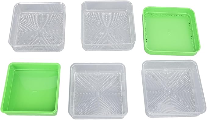 Stackable Sprouter Kit 4 Tier Sprouting Kit Microgreens Growing Tray for Small Kitchens Balconies Or Limited Home Growing Spaces (with Sunshade)
