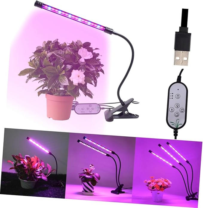 balacoo Grow Lamp Plant Lights Garden Growing Light Led Plant Light Grow Light Led Plant Lamp Timing Plant Light Outdoor Colored Lights medium Black V22Z546DL09PKR3H4U