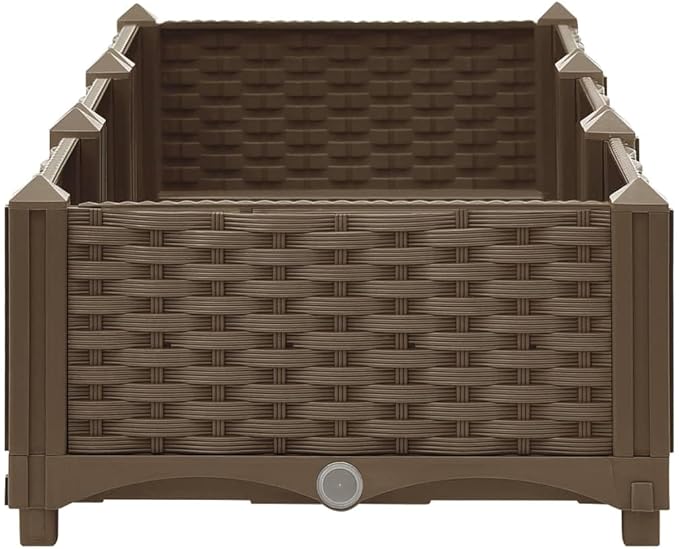 YAFF Raised Bed 47.2x15.7x9.1 Polypropylene (11.154lbs)