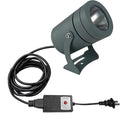 Kiven IP65 Waterproof LED Landscape Mini Up Down Ligh LED Decorative Spotlight Lamp with Plug-in Cord and Timer for Indoor Outdoor Yard Step Statue LED Lawn Light (10W Warm White)
