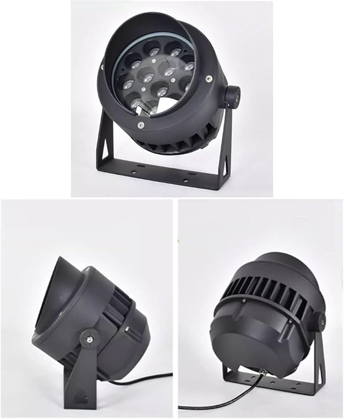 Rotation Spot Lights - Ground LED Landscape Lamp AC 220V Outdoor Buried Lights IP65 Waterproof Garden Tree Light Villa Courtyard LawnGreen 36W