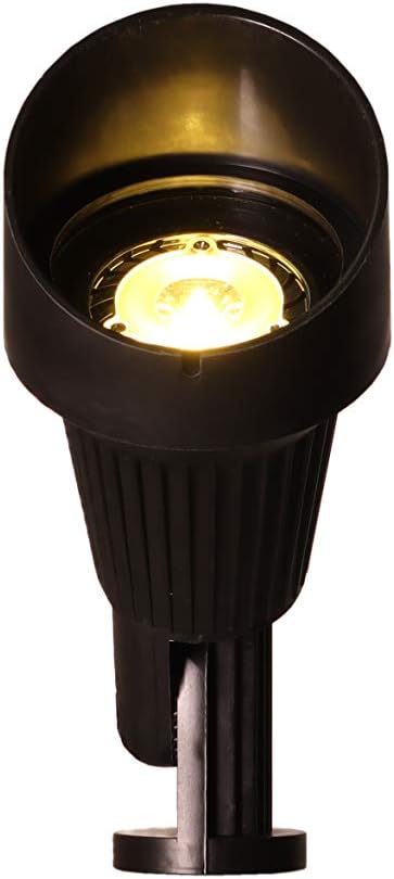 Best Pro Lighting LED 9 Watt Low Voltage Landscape Lighting Directional Spot Light in Black