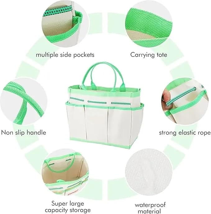Garden Tool Set 12 Piece Gardening Tool Set with Canvas Organizer for Men and Women Outdoor Gardening Supplies Ideal Gardening Gifts for Women