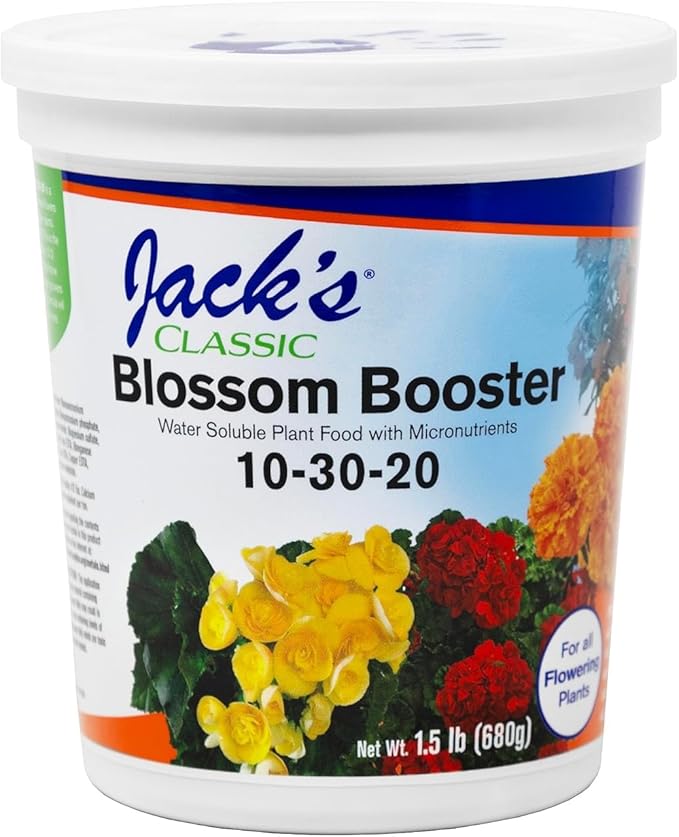 JR Peters Inc Jack's Classic 10-30-20 Blossom Booster Water-Soluble Fertilizer - 1.5lbs