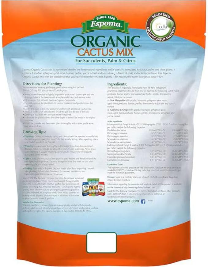 Espoma Organic Cactus Mix 8 qt.6