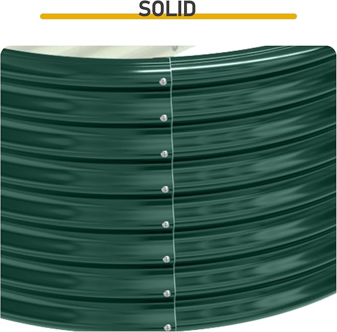 Galvanized Raised Garden Bed Kit Galvanized Planter Garden Boxes Outdoor Oval Large Metal for Vegetables