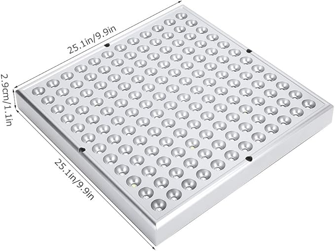LED Grow Light Panel Full Spectrum Plant Lamp 45W Greenhouse Grow Lighting for Seedling Germination Vegetable