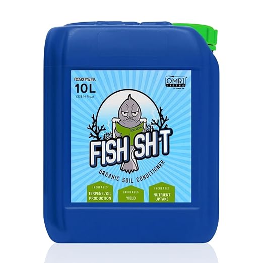 Fish Head Farms Organic Soil Conditioner - Organic Fertilizer for Increased Yield and Flavor - Plant Fertilizer Plant Nutrients for Soil Soilless Hydroponic Farming - Garden - 10L