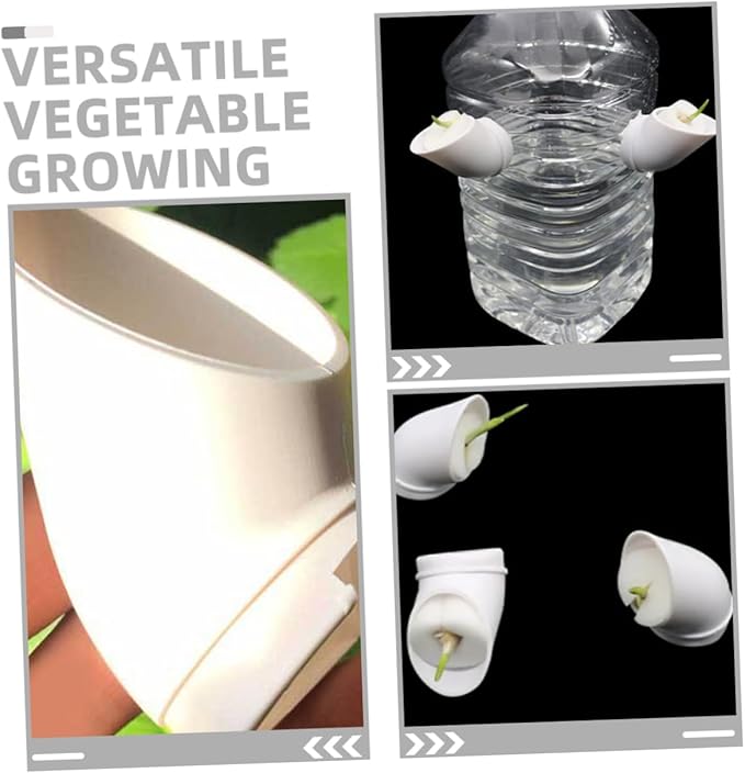 Sosoport 20pcs Hydroponic Planting Cups Mesh Net Cups for Hydroponics Vertical Tower