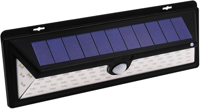 Solar Lights Spotlight 66 LEDs Solar Powered Night Light with Motion Sensor Detector Wireless Security Waterproof Wall Lights for Garage Patio Garden Driveway Backyard Path Pack of 1