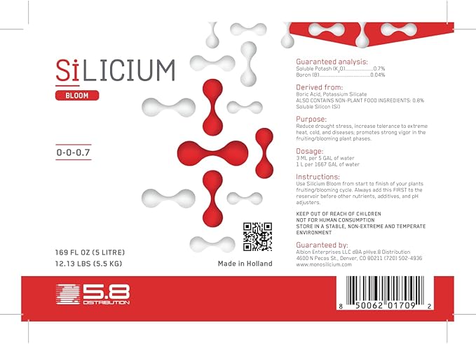 Silicium Bloom - Plant Nutrition - 5L