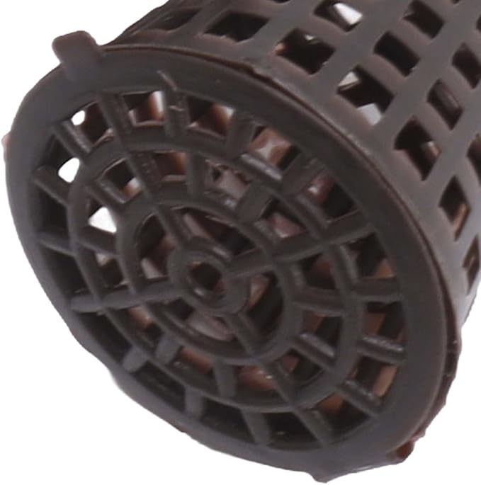 100PCS Potting Fertilizer Tools Plastic Planting Fertilizer Net Basket Garden Nutrient Cup Net Pot Portable Fertilizer Net Basket with Lid for All Kinds of Potted Plants and Vegetable Gardens(Small)