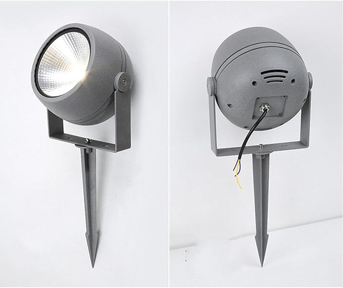 Ground LED Landscape Lamp - 220V Buried Lights Outdoor Recessed Spotlight Waterproof Rotation Spotlight Outdoor Patio Floor LED Lights Exterior Wall/Lawn Light(WhiteA-50w)