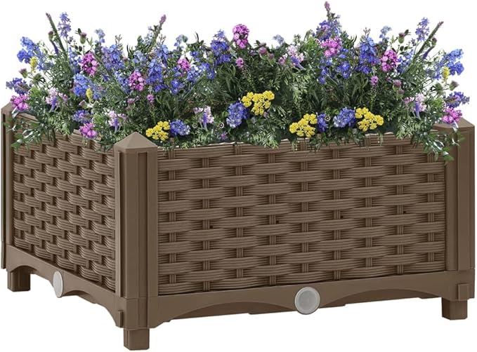 SKM Raised Bed 40x40x23 cm Polypropylene (Weight-6KG)-6511