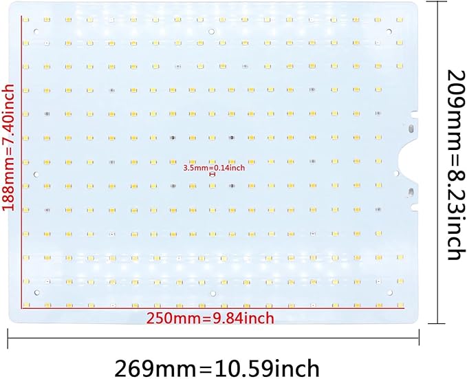 120W LED Module LED COB Chip Sam-ng LM281B Quantum LED Grow Light IR UV Full Spectrum Phytolamp Board for Plant Grow Hydroponics 1pcs