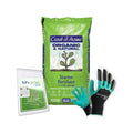 Coast of Maine SF6501 Starter Fertilizer 12 LB – Organic Garden Soil Starter Blend with My Garden Pool Soil Test Strips &amp Gardening Claw Gloves