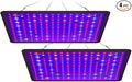 2PCS 400W LED Full Spectrum Plant Lamps 100-277V Indoor Plating Box UV/IR Vegetables Seeds Hydroponics Fill Lights 110V Greenhouse Tent Sapling Succulent Potted Cultivation Lighting with Hanging Hook