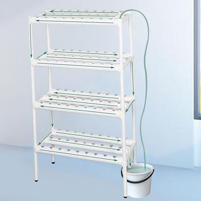 Hydroponic System Grow Kit Hydroponic Growing System Practical with Water Pump Garden Planting for Leafy Vegetables