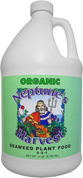 Neptune’s Harvest Seaweed Plant Food (0-0-1) - Multi-Purpose Seaweed Organic Liquid Fertilizer - Indoor &amp Outdoor Plant Fertilizer for Lawns Gardens Vegetables &amp Flowers (Gallon)