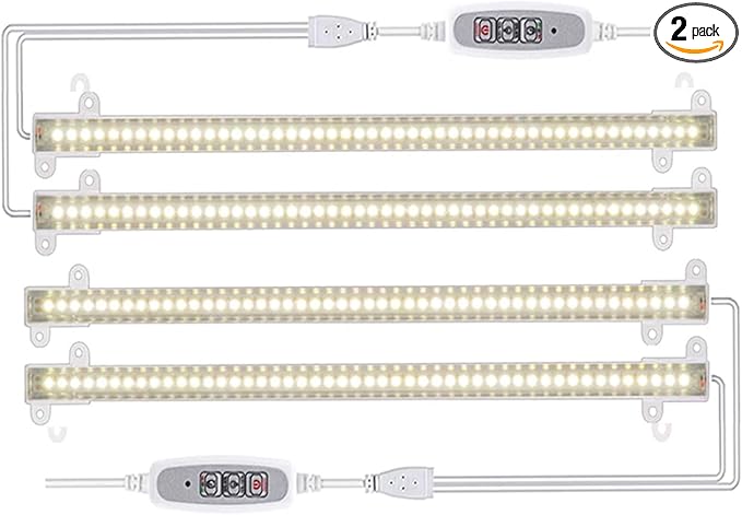 Indoor Led Grow Light Strips 40W Phytolamp for Plants 4pcs Bars Full Spectrum White Led Timer Phyto Lamp Hydroponic Dimmable Bar
