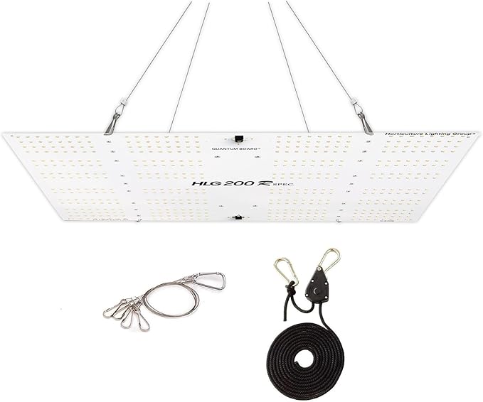Horticulture Lighting Group HLG 200 Rspec 196w 120 Volt Quantum Board LED Grow Light