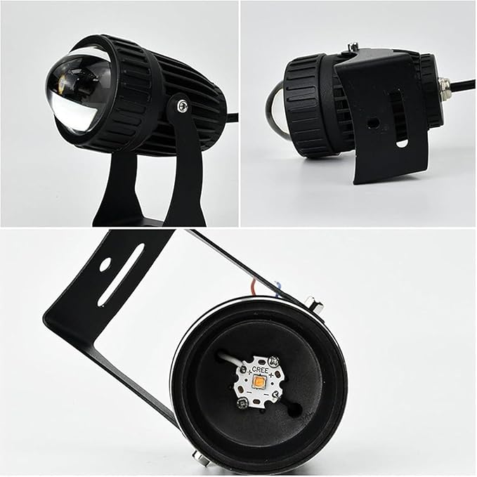 Narrow LED Beam Light - 10W Long Range Wall Lamp IP65 Waterproof Adjustable Outdoor Projection Light for Bridge Billboard Exterior Wall Building Irradiate(Yellow10W(24V))