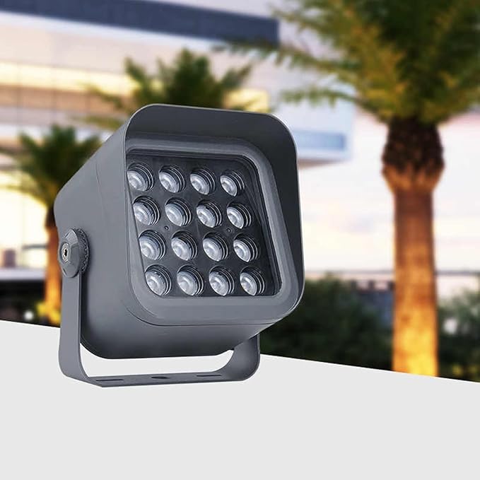 LED Landscape Spotlight - AC85-265V Ground LED Landscape Light IP65 Waterproof Outdoor Spot Light Outdoor Floor Lamp Long Distance Irradiation for Building Lighting(Warm Light36w)