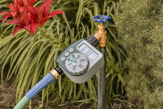 Orbit 61014 Automatic Garden Box Irrigation System - Complete 64 Sq Ft Coverage Kit with Digital Hose Timer &amp Quick-Connects