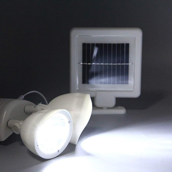 22 LED Solar Lamp Lights Human Sensor Light Double Head Garage Spotlight Waterproof Courtyard Landscape Corridor Wall Light