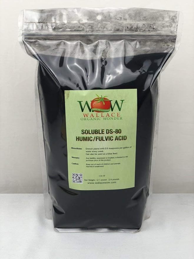 Wallace Organic Wonder Soluble Humic &amp Fulvic Acid Powder (5 Pound)