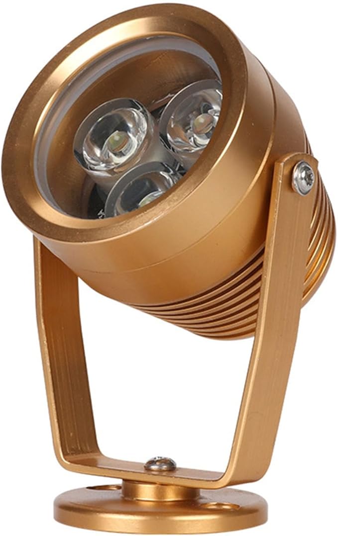 Ground LED Landscape Lights - LED Beam Spotlight Outdoor LED Spotlight IP65 Waterproof Round Wall Lamp Rotatable Decorative Lights/For Pathway Driveway Decks Stair Step Landscape Lighting ( Co