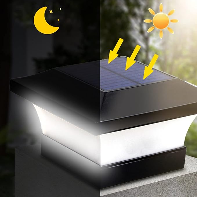 LED Outdoor Solar Lights Waterproof Landscape Spotlights Garden Lights Wireless Solar Powered Outdoor Lights/Lighting for Yard Walkway Driveway Porch Patio