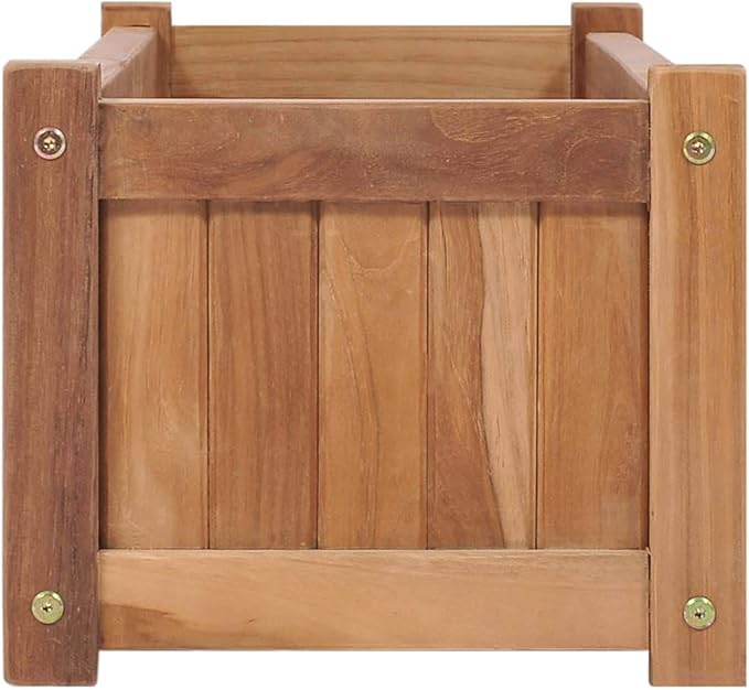 YAFF Raised Bed 39.4x11.8x9.8 Solid Wood Teak