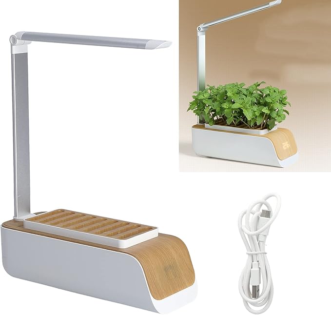 LED Grow Lights for Indoor Plants Growing Lights Desktop Planter USB Planting Vegetables Flowers Automatic Illumination High Performance Potted Decoration