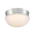 Westinghouse Lighting 6137000 Lakehurst Traditional One-Light 7 Inch 10 Watt LED Indoor Flush Mount Fixture with Color Temperature Selection Brushed Nickel Finish Frosted Glass Shade