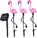DOITOOL 1pc Solar Led Flamingo Garden Lights Ground Spotlight Easy Installation Enhance Your Outdoor Space