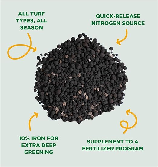 The Andersons Professional Lean &amp Green Fertilizer 2-0-0 with Iron - Covers up to 5000 sqft. (18lb. Bag)
