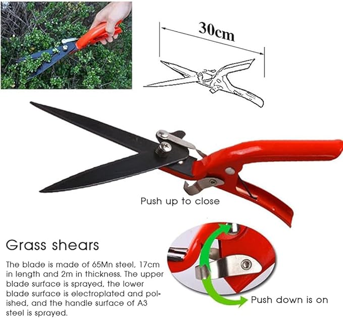 12 Piece Heavy Duty Garden Tools Set with Storage Organizer &amp Ergonomic Handle for Women and Men
