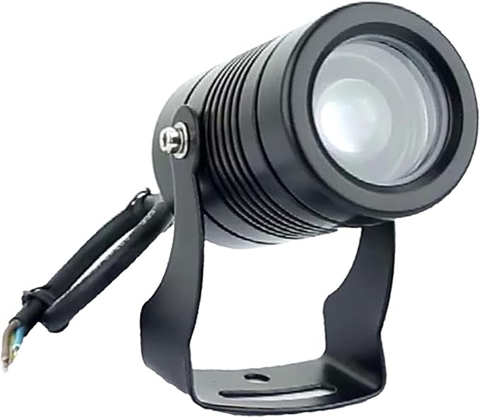 3-10W LED Beam Spotlight IP67 Waterproof Landscape Lights Rotation Wall Washer Spotlights Long Throw Narrow Beam for Exterior Building Billboard LightingRed 10W(DC24V)