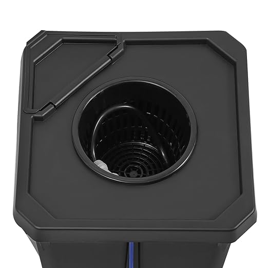 Growing System 7.13Gallon Automatic Drip Irrigation System Kits with 8 W Air Pump Deep Water Culture Bucket System for Indoor Plants/Lawn/Greenhouse